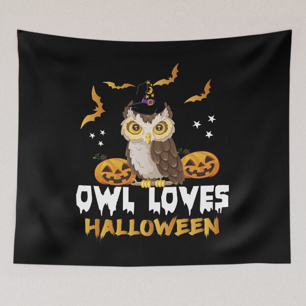 Item preview, Owl With Pumpkin Adorable Owl Halloween designed and sold by GINIART.