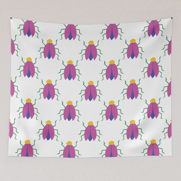 Item preview, AB039-9 Cute Bugs Pattern designed and sold by DuckyRubin.