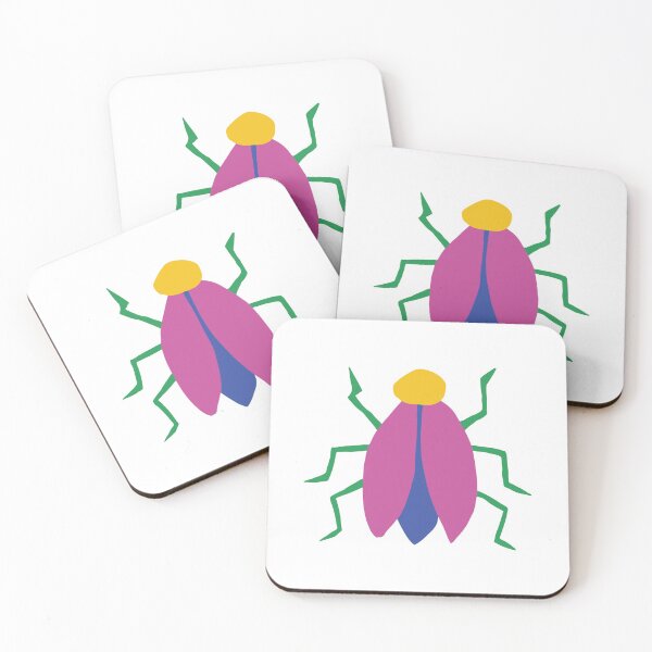 Item preview, AB039-9 Cute Bugs Pattern designed and sold by DuckyRubin.