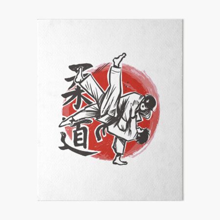Judo fighters, judo Art Board Print