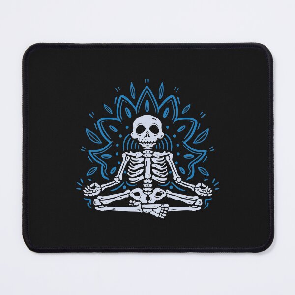 Item preview, Meditating skeleton designed and sold by DerSenat.