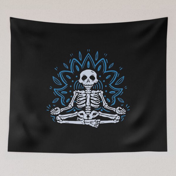 Item preview, Meditating skeleton designed and sold by DerSenat.