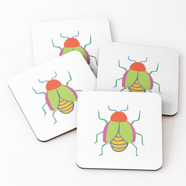 Item preview, AB039-17 Cute Bugs Pattern designed and sold by DuckyRubin.