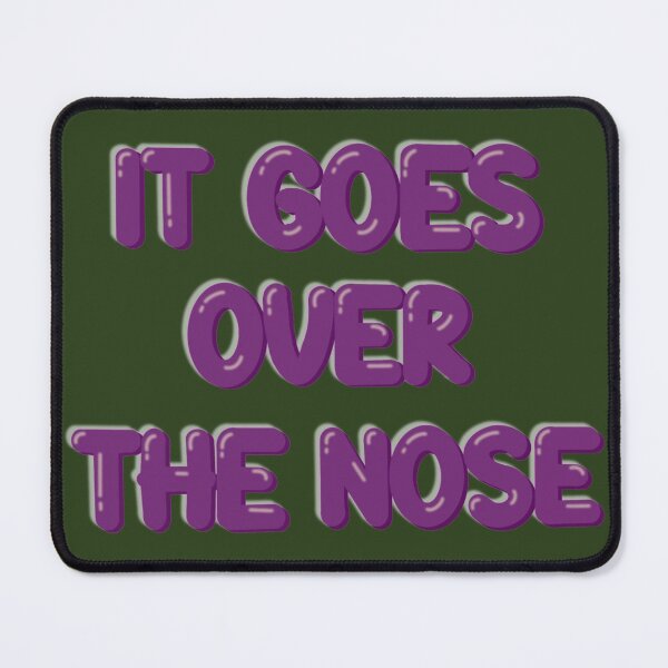 Item preview, It goes over the nose petty mask 2 designed and sold by Nerdybookwitch.
