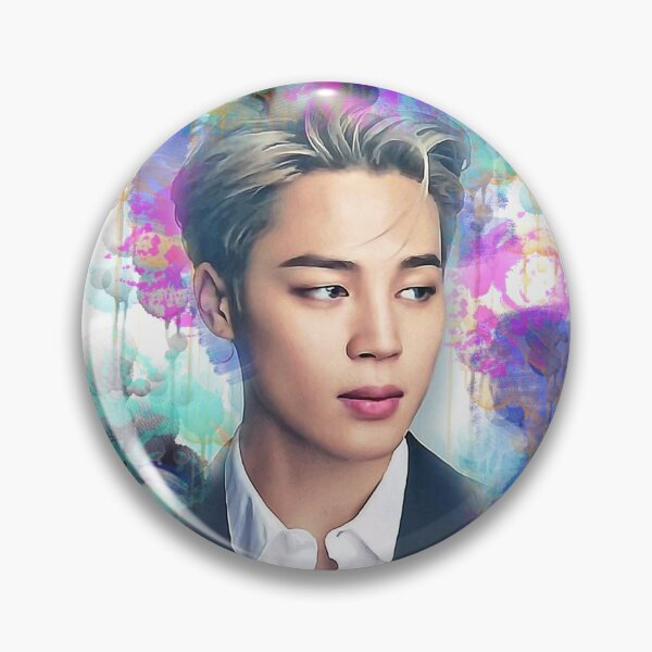 Item preview, BTS Park Jimin colorful art designed and sold by Lajibolalaa.