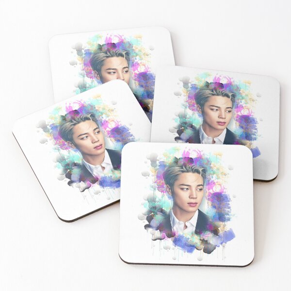 Item preview, BTS Park Jimin colorful art designed and sold by Lajibolalaa.