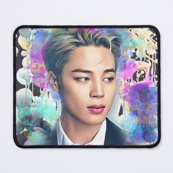 BTS Park Jimin colorful art Mouse Pad