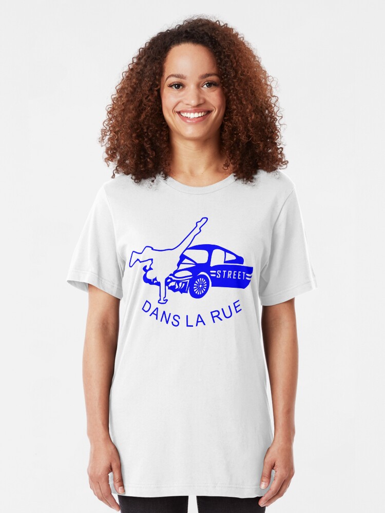 Alternate view of "Dans La Rue" (B) Slim Fit T-Shirt