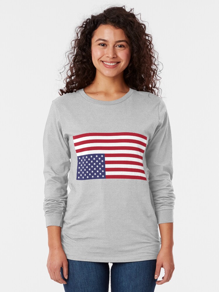 upside down american flag t shirt