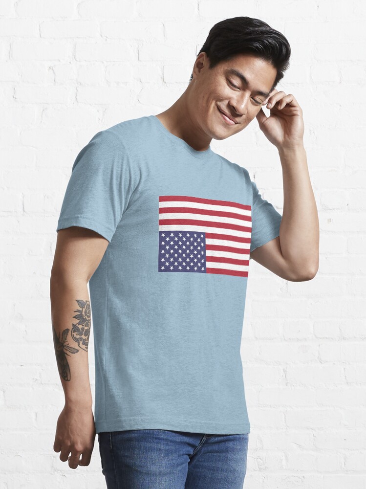 upside down american flag t shirt