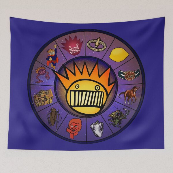 Item preview, Boognish Rising 2.1 - Ween Horoscope Astrology Birth Chart designed and sold by Brooklynmpls.