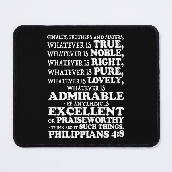 Item preview, Philippians 4:8 Think About Such Things designed and sold by plushism.