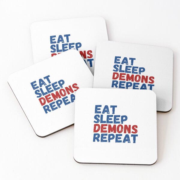 Item preview, EAT SLEEP DEMONS REPEAT - 2021 Grand Final designed and sold by ijdesigns.