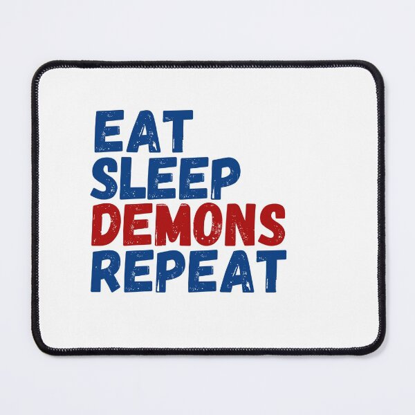 Item preview, EAT SLEEP DEMONS REPEAT - 2021 Grand Final designed and sold by ijdesigns.