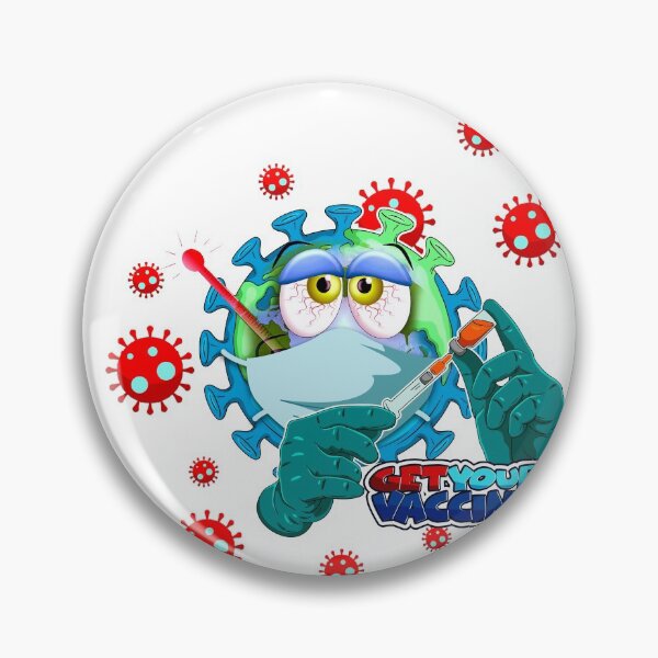 Item preview, Save The World Get Vaccine Coronavirus Funny Best Luxury High Quality Design Drawing Digital Fan Art designed and sold by OneForAllCo.