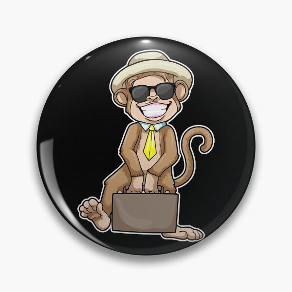 Item preview, Monkey as Businessman with Briefcase & Sunglasses  designed and sold by PaigeEagen.