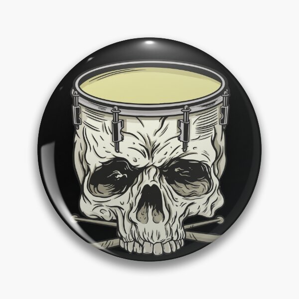 Artikelvorschau, Drummers Skeleton Head Musician Gif Percussion Lover entworfen und verkauft von cudx.