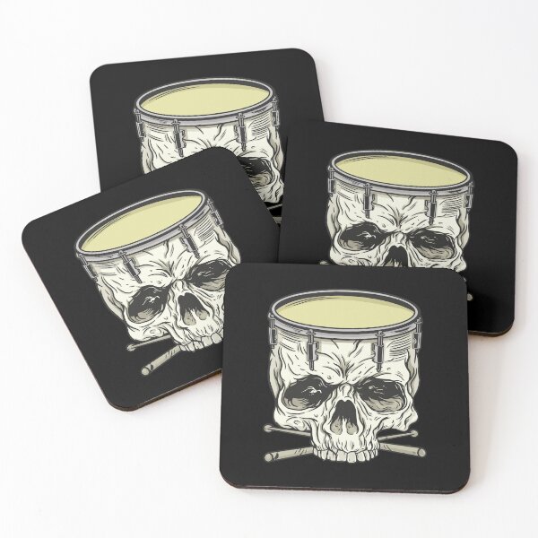 Artikelvorschau, Drummers Skeleton Head Musician Gif Percussion Lover entworfen und verkauft von cudx.