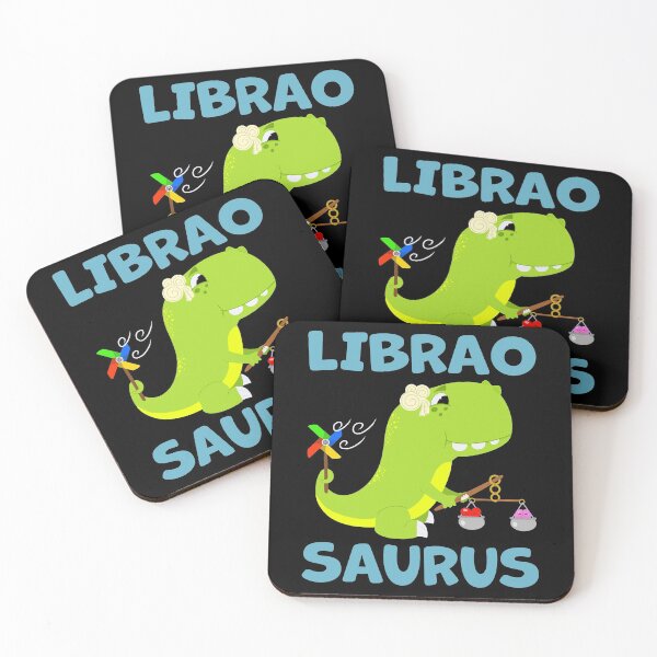 Item preview, Libraosaurus Libra Zodiac Sign Astrology T-Rex Dinosaur designed and sold by RJ-Art.