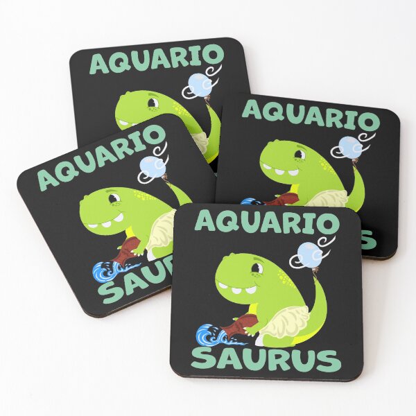 Item preview, Aquariosaurus Aquarius Zodiac Sign Astrology T-Rex Dinosaur designed and sold by RJ-Art.