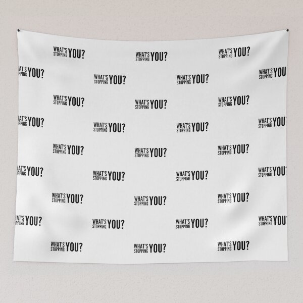 Item preview, What's Stopping You Motivational Quotes Saying Inspirational Thoughts designed and sold by avinigav.