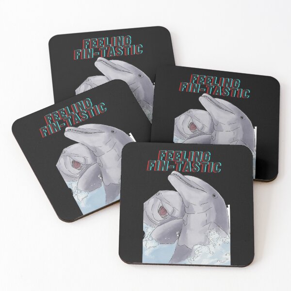 Item preview, Feeling Fantastic - Fintastic - Dolphins designed and sold by BunnyBizarre.