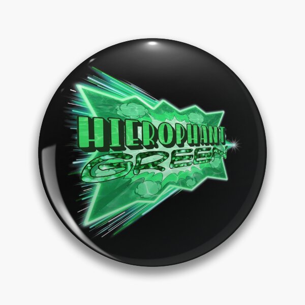 Item preview, Green Hierophant Stand (Design #2 - On Black) designed and sold by epinkb.