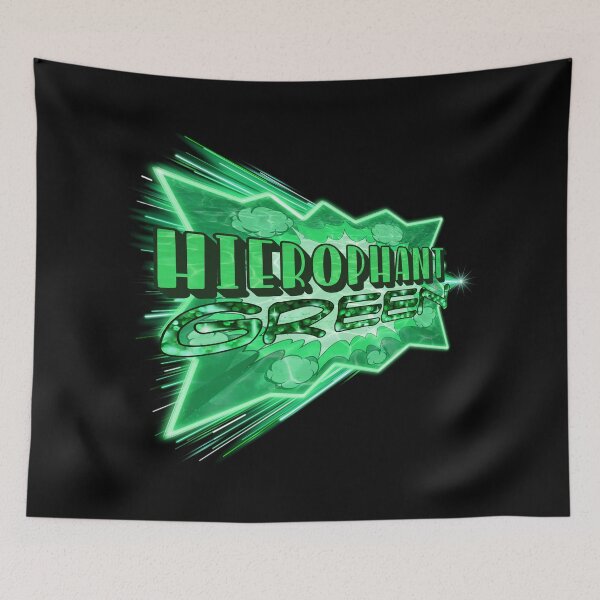Item preview, Green Hierophant Stand (Design #2 - On Black) designed and sold by epinkb.