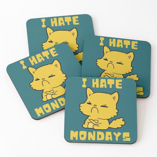 Item preview, I Hate Mondays / Cat hates Monday designed and sold by ramazis.