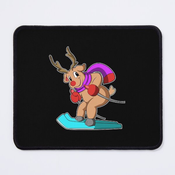 Item preview, Reindeer as Skier with Skis designed and sold by PaigeEagen.