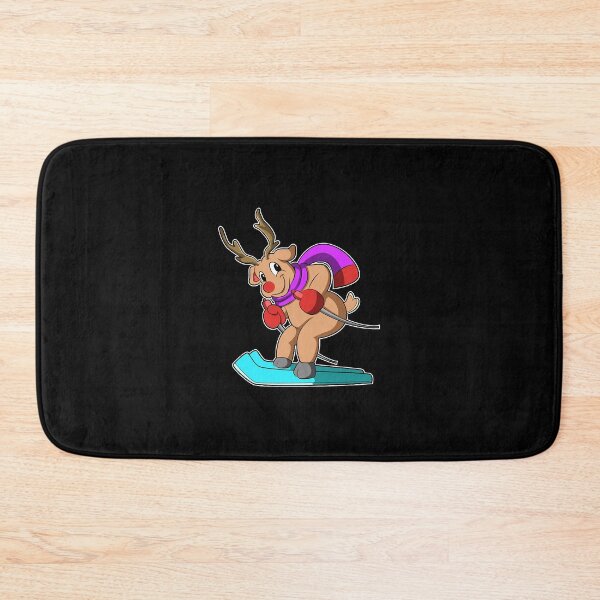 Item preview, Reindeer as Skier with Skis  designed and sold by PaigeEagen.