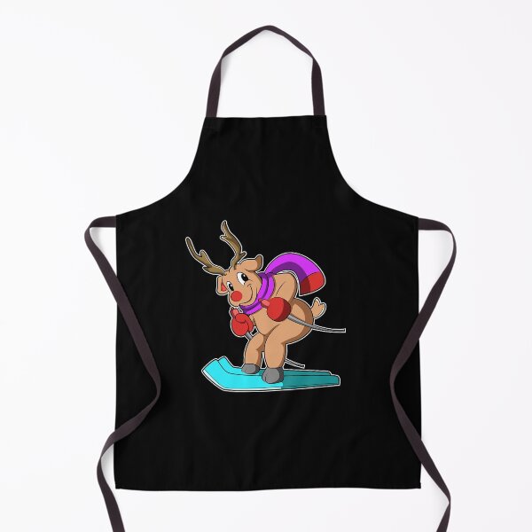 Item preview, Reindeer as Skier with Skis designed and sold by PaigeEagen.