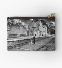Alston Railway Station Black and White Studio Pouch