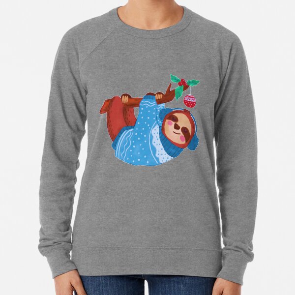 merry slothmas jumper