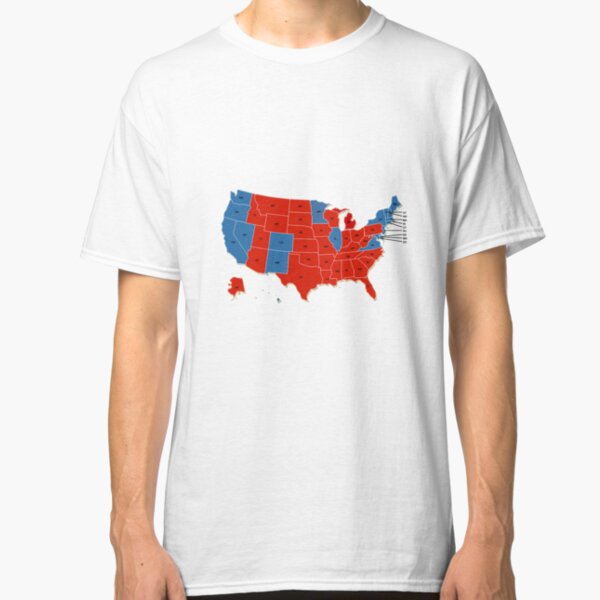 Donald Trump 45th US President - USA Map Election 2016 Classic T-Shirt