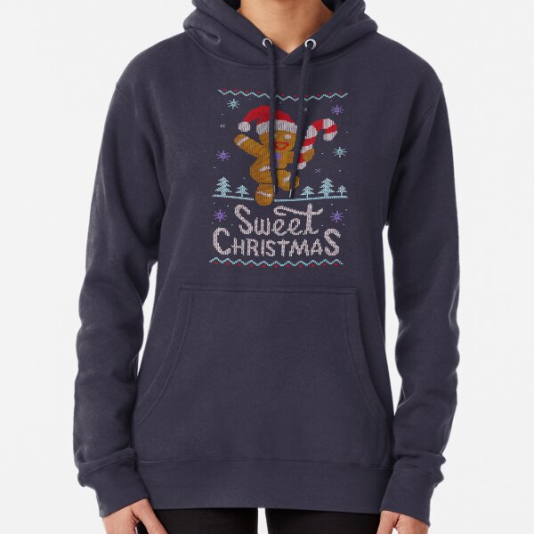 Sweet Christmas Ugly Sweater. Dulce NAvidad Pullover Hoodie