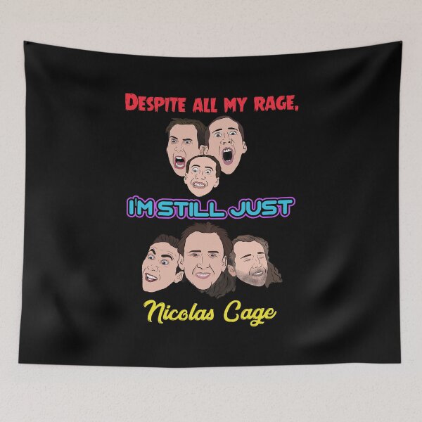 Item preview, Nicolas Cage Stage Name Actor Filmmaker Coppola Received Many Awards Despite All My Rage I Am Still designed and sold by NicolasCageHine.