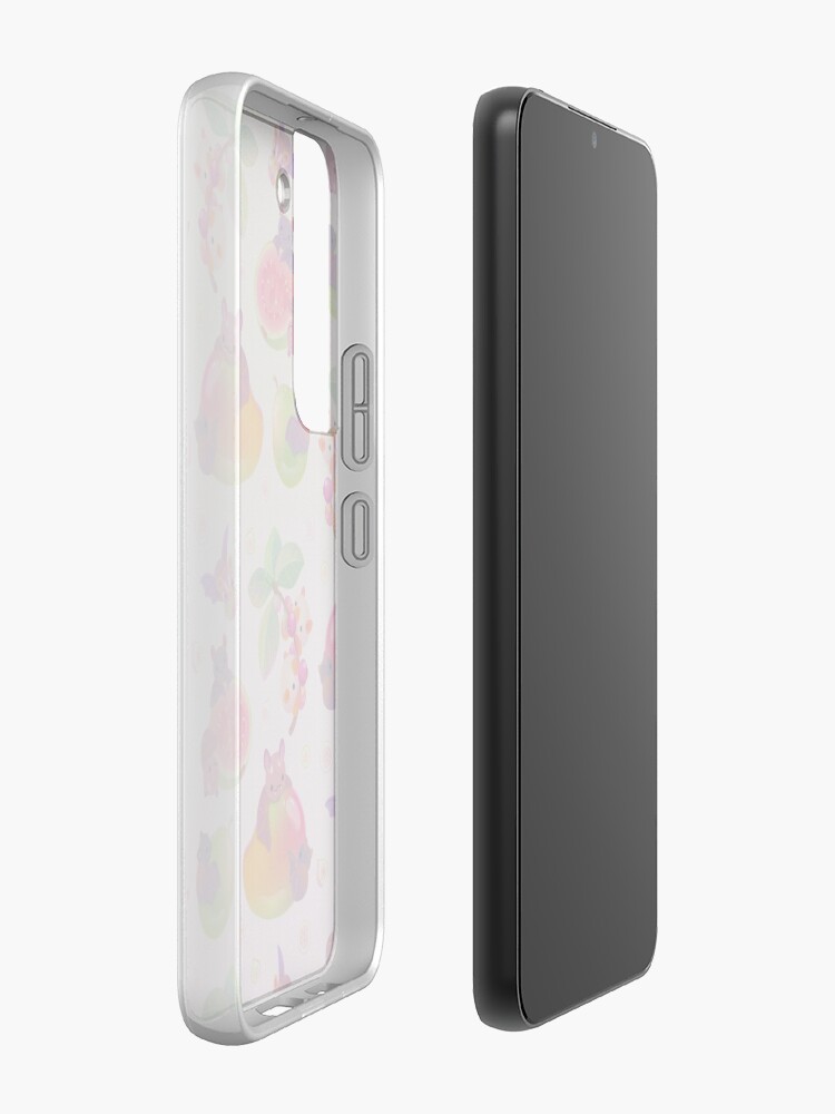 Alternate view of  Fruit and bat - pastel Samsung Galaxy Phone Case