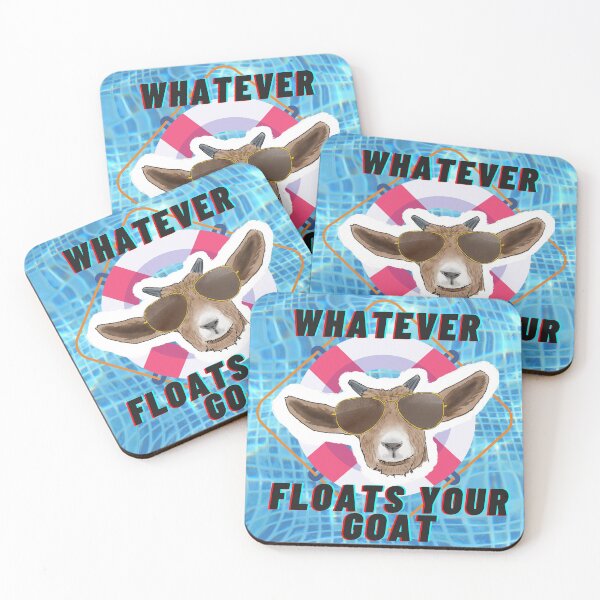 Item preview, Whatever Floats Your Goat - Whatever Floats Your Boat - Funny Goat with Sunglasses designed and sold by BunnyBizarre.