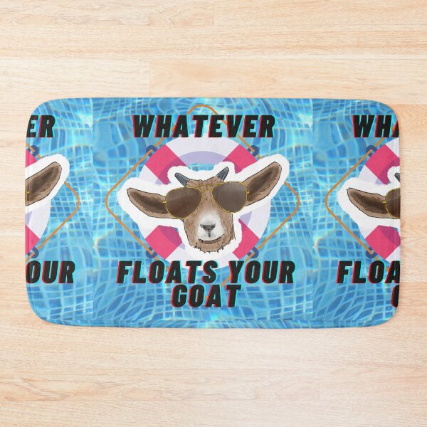 Item preview, Whatever Floats Your Goat - Whatever Floats Your Boat - Funny Goat with Sunglasses designed and sold by BunnyBizarre.