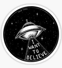 I want to believe Sticker