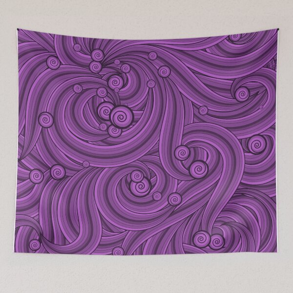 Item preview, Purple Floral pattern designed and sold by LostTraveller.