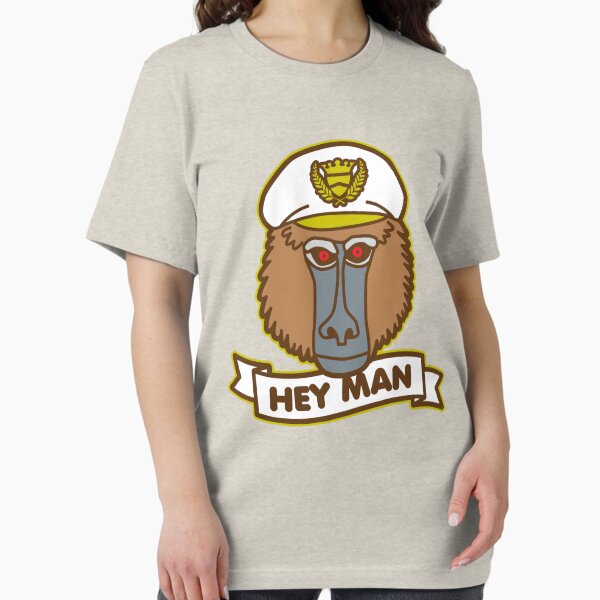 Vista previa del artículo con la obra «Hey Man Babuino», diseñado y vendido por DetourShirts.