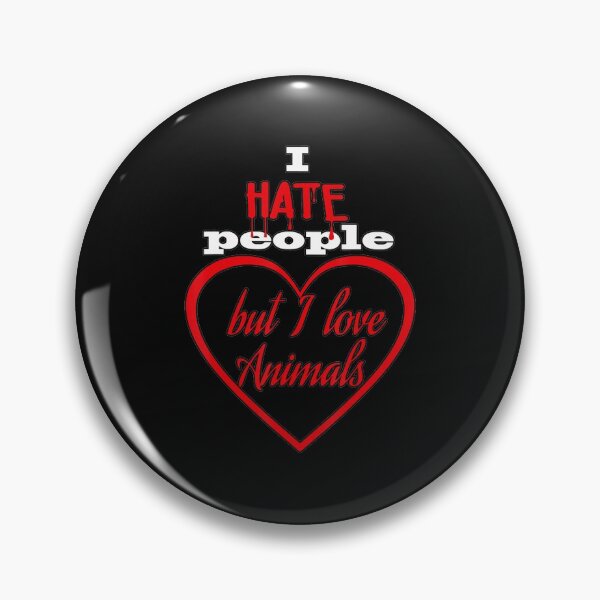 Item preview, I Hate People But Love Animals Cat Dog Lovers Women Vegan designed and sold by phuongducduc.