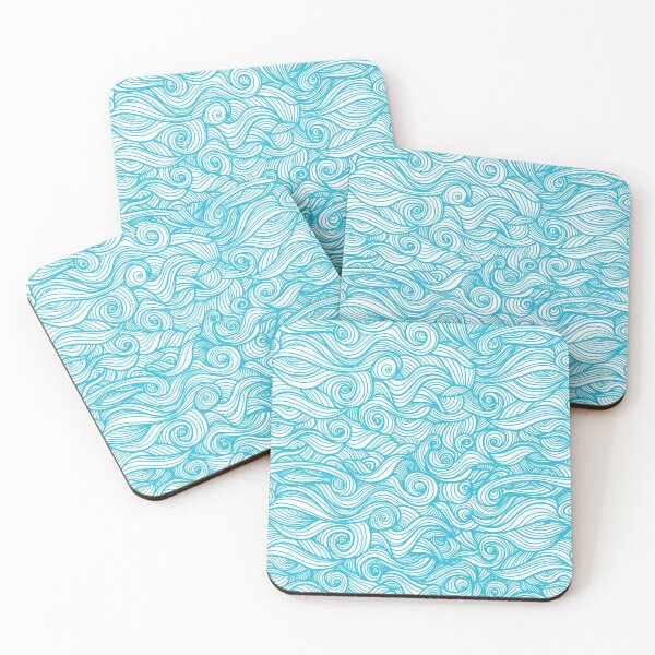 Item preview, Abstract Blue Sea Wave Best Luxury Premium Design designed and sold by OneForAllCo.