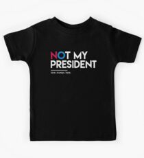 Nicht mein Präsident (Liebe trumpft Hass) Kinder T-Shirt