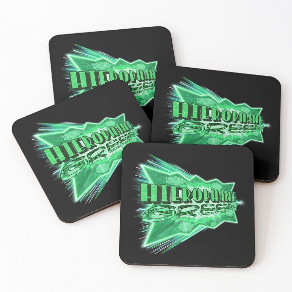 Item preview, Green Hierophant Stand (Design #2 - On Black) designed and sold by epinkb.