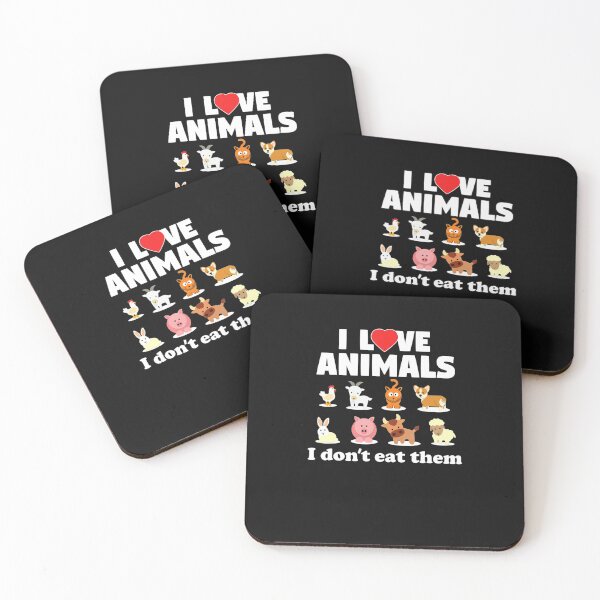 Item preview, I Love Animals I Dont Eat Them Vegan Vegetarian designed and sold by phuongducduc.