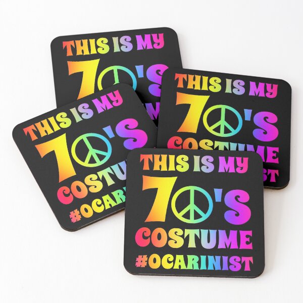 Item preview, Groovy Ocarina Player This Is My 70s Costume Halloween Party Retro Vintage designed and sold by ojdart.