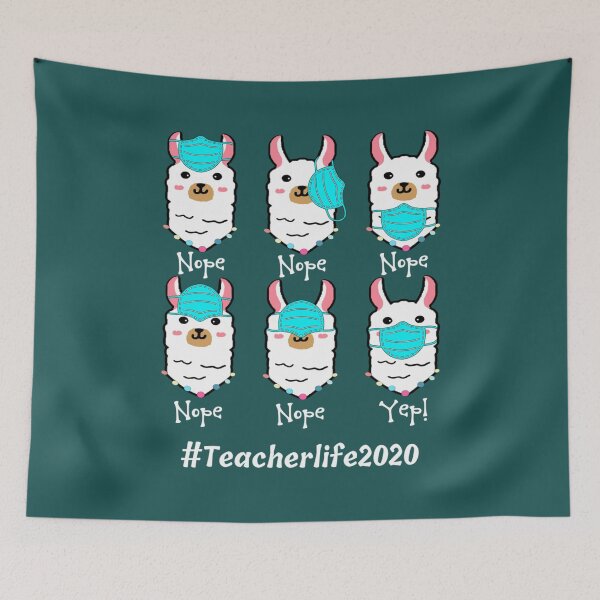 Item preview, Llama Wearing Masks Wrong Teacherlife 2020 designed and sold by 1nhay300k.